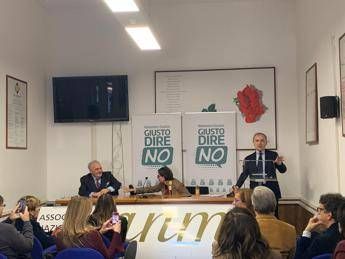 Referendum: comitato ‘giusto dire No’ Lazio, Santalucia ‘informare per andare oltre slogan'