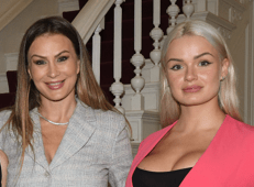 Eva Henger e sua figlia Mercedesz - fotogramma/ipa