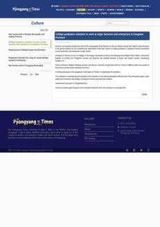 Corea del Nord: Giovani laureati di Kangwon si offrono volontari per lavorare in settori chiave