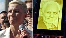 Maria Kolesnikova (Ipa) e Ales Bialiatski (Afp)