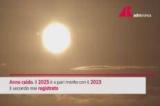 E' il 2025 il secondo anno più caldo della storia