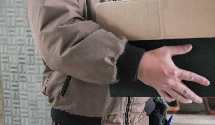 Consegna di pacchi (Fotogramma/Ipa)