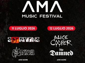 Scorpions, Alice Cooper, Saxon e The Damned ad Ama Music Festival 2026