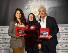 Rebecca Pecori, Barbara Capponi e Massimo Giletti