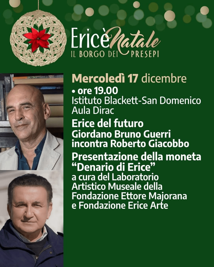 'Erice del futuro', Bruno Guerri in dialogo con Giacobbo