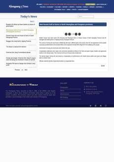 North Korea: New modern homes built on Koksan and Poptong farms