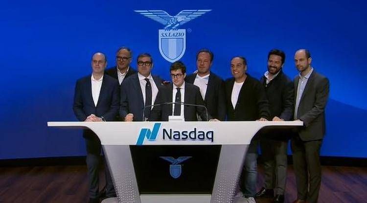Lazio protagonista al Nasdaq, suonata campana chiusura contrattazioni, Enrico Lotito "grande orgoglio"