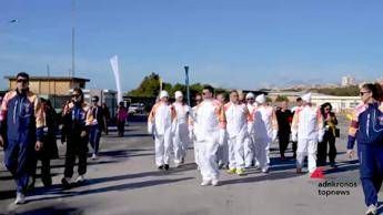 Milano Cortina, la Fiamma Olimpica arriva alla bioraffineria Enilive di Gela