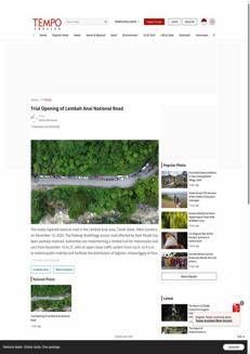 Indonesia: National road in Lembah Anai partially reopened after flash floods