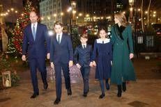 William, Kate e i loro tre figli - Ipa