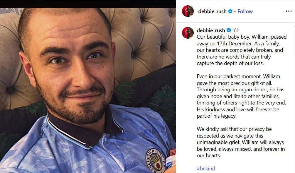 È morto a 31 anni l'attore di 'Waterloo Road' William Rush