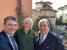 )Gian Luigi Zaina, Corrado Augias e Alberto Faustini)