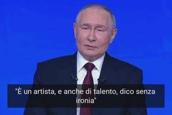 Putin e l'ironia su Zelensky: 