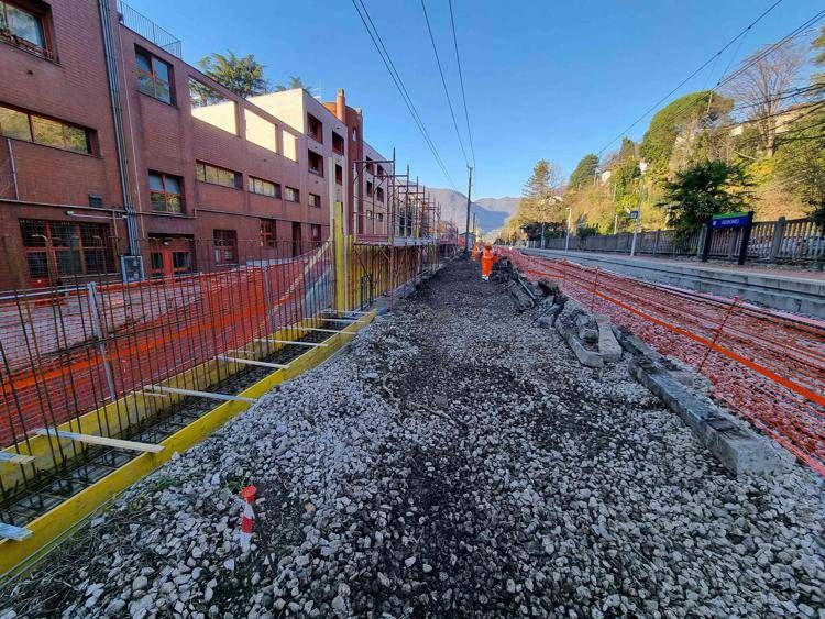 Ferrovienord, proseguono i lavori di raddoppio ferroviario sulla tratta Gemonio - Cittiglio