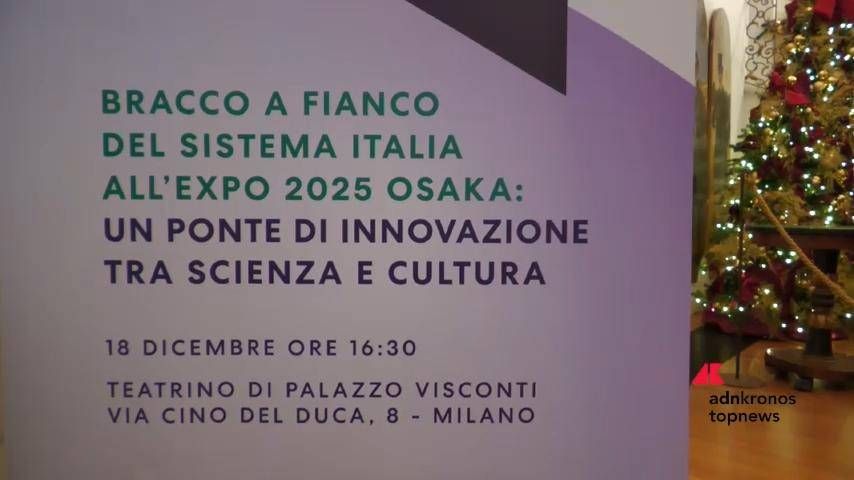 Bracco celebrates the success of the video installation at the Osaka expo, a bridge between art and technology