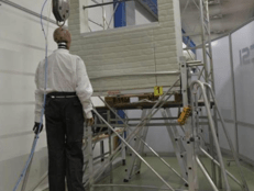 Test con manichino al centro Relazione tecnica Ris