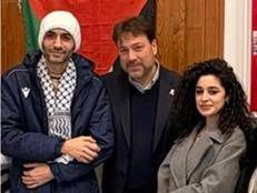 I due giornalisti gazawi Mohanna e Selmi vincitori del Premio Archivio Disarmo sono in Italia