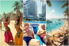 Le immagini di Gaza secondo Trump nel reel pubblicato dal presidente Usa