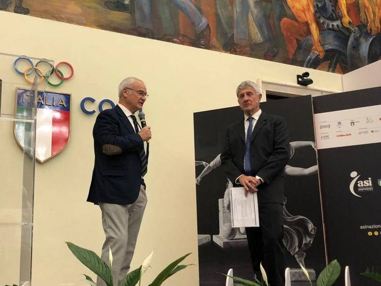 Sport, Ranieri premiato alla 20ª edizione del Premio Asi Sport & Cultura