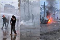 Scontri a Torino - Adnkronos