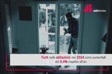 Aumentano i furti in casa, +5,4% in un anno
