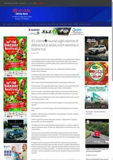 Philippines: ICC rejects defense request in Duterte case to protect victims