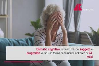 Disturbo cognitivo lieve: il 10% evolve in demenza in due anni