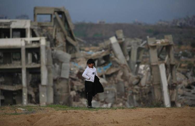 Macerie a Gaza - (Afp)