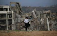 Macerie a Gaza - (Afp)