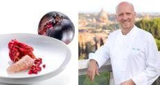 Uno dei piatti del menu di Natale dello chef Heinz Beck