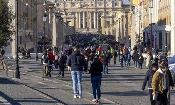 Pellegrini a Roma (Fotogramma/Ipa)