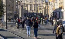 Pellegrini a Roma (Fotogramma/Ipa)