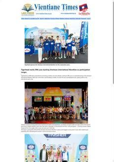 Laos: Tigerhead supports Vientiane International Marathon for the fifth consecutive year with record number of participants