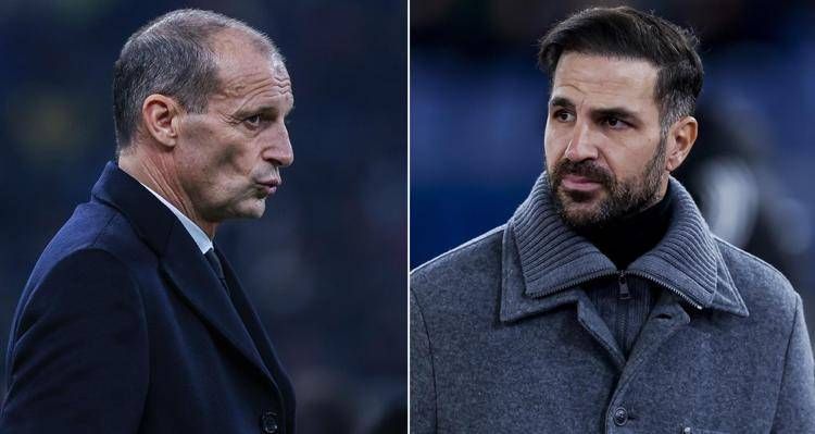 Massimiliano Allegri e Cesc Fabregas - Fotogramma /Ipa