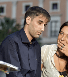 Alaa Faraj con Alessandra Sciurba