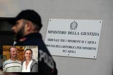 Tribunale per i minorenni dell'Aquila. Nel riquadro, Nathan Trevallion  e la moglie - Fotogramma /Ipa