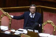 Il ministro Giancarlo Giorgetti in Senato - Fotogramma /Ipa