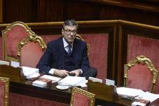 Il ministro Giancarlo Giorgetti in Senato - Fotogramma Ipa