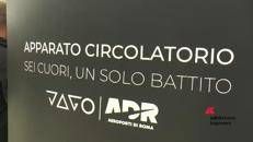 Cultura: all'aeroporto di Roma-Fiumicino l'opera 'Apparato Circolatorio' dello scultore Jago