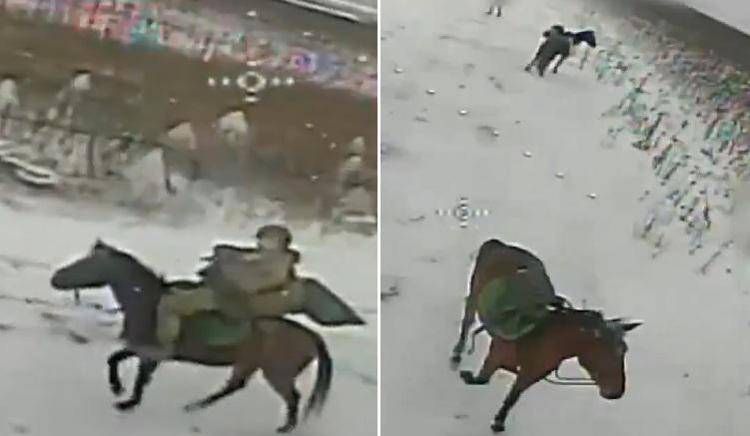 I soldati russi a cavallo