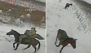 I soldati russi a cavallo