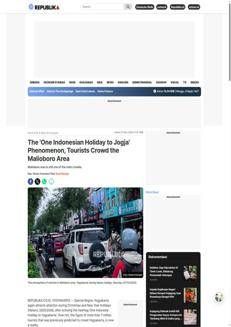 Indonesia: Oltre 7 milioni di turisti affollano Yogyakarta per le vacanze di Natale e Capodanno