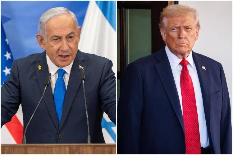 Benjamin Netanyahu e Donald Trump - Afp