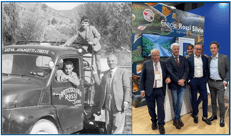 IERI il fondatore Silvio Rossi con i figli Niccola e Carl - OGGI Niccola Rossi con il Fratello Carlo e i figli Roberto Rodolfo e Silvio