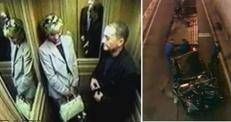 Lady Diana e Dodi Al-Fayed nell'ascensore del Ritz Hotel di Parigi poco prima dell'incidente mortale e l'auto distrutta nel tunnel dell'Alma il 31 agosto 1997 - Fotogramma /Ipa