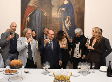 Il saluto con la stampa