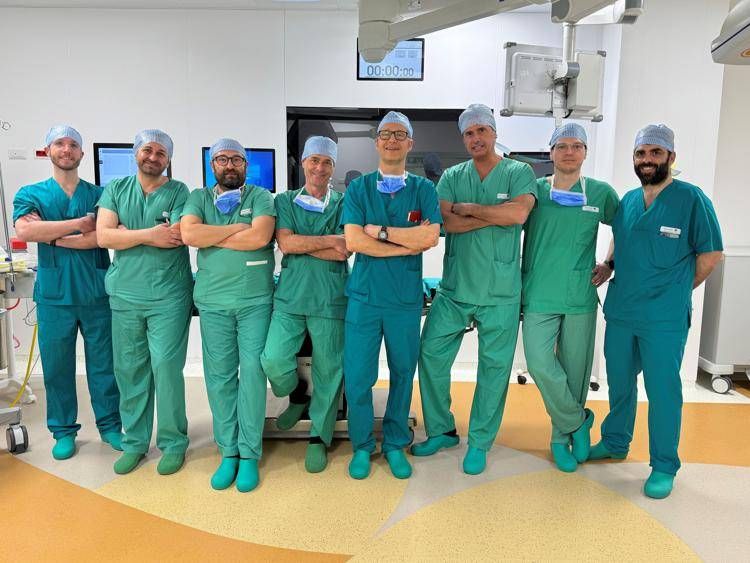 Da sinistra Leopoldo Arioli, Rocco De Vitis, Arturo Militerno, Gianfranco Merendi, Lorenzo Rocchi, Maurizio Marinangeli, Emanuele Gerace, Camillo Fulchignoni - Gemelli