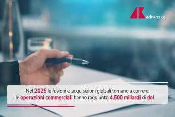 Fusioni e acquisizioni record nel 2025: i dati