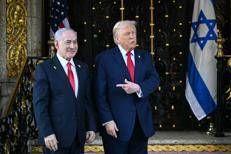 Benjamin Netanyahu e Donald Trump (Afp)