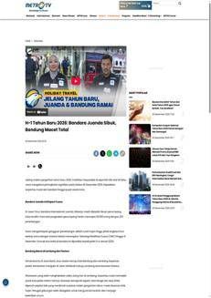 Indonesia: Forte aumento della mobilità in Giava per il Capodanno 2026